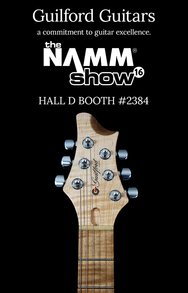The NAMM Show 16 Hall D Booth #2384