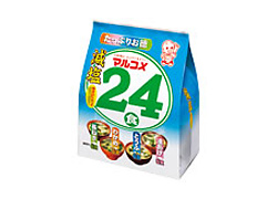 Instant Miso Soup Tappuri Otoku Reduced Sodium (24 Servings)