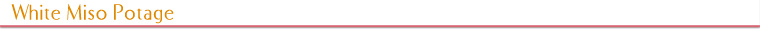 White Miso Potage