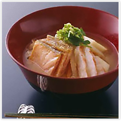 Miso Soup with Seafood & Vegetables