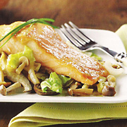 Foil Baked Salmon with Miso Sauce