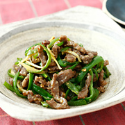 Shoyu Koji Beef and Green Pepper Stir-Fry